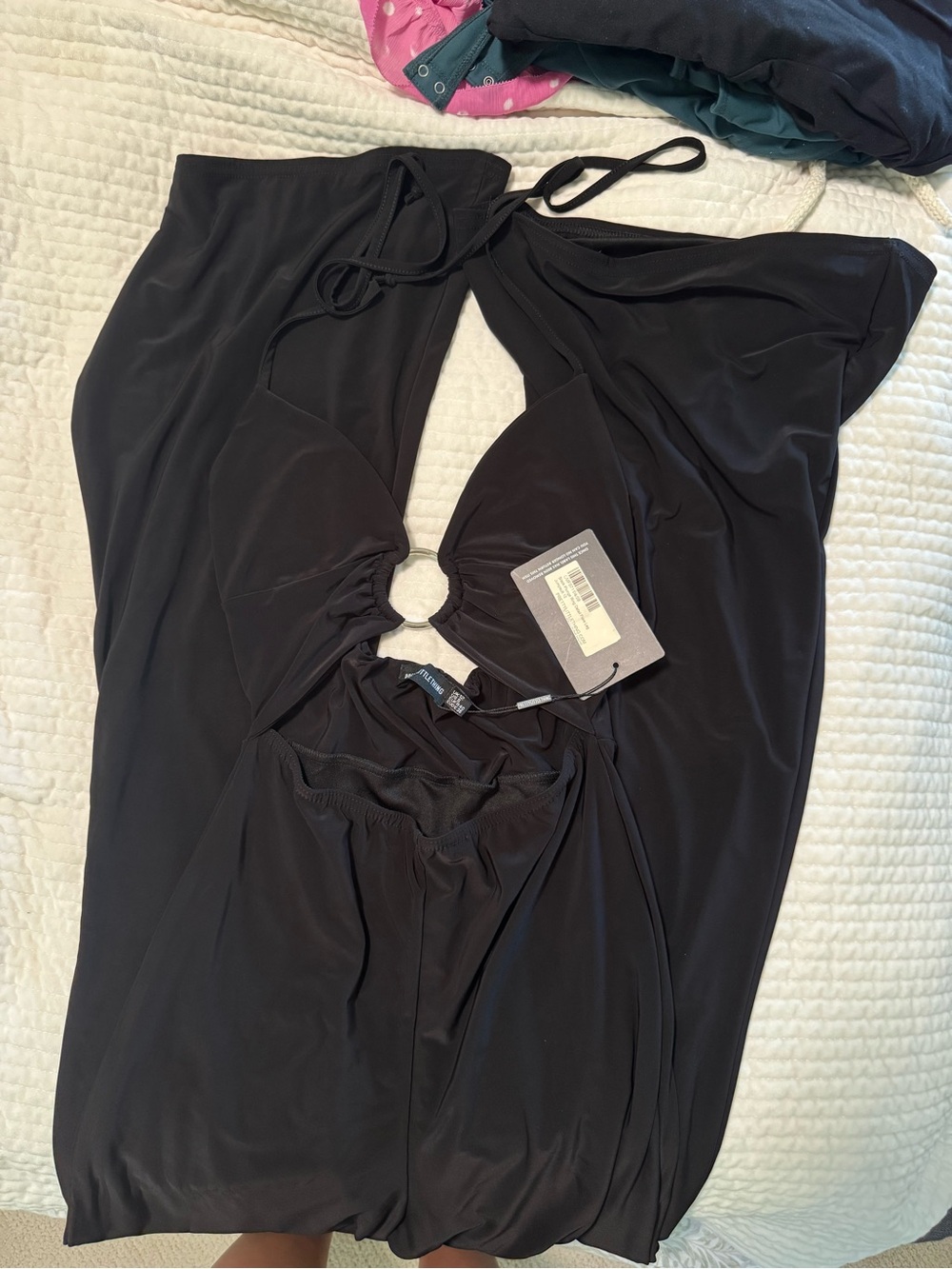 Pretty Little Thing Halter Flare Jumpsuit